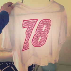 H&M Graphic Crop Top